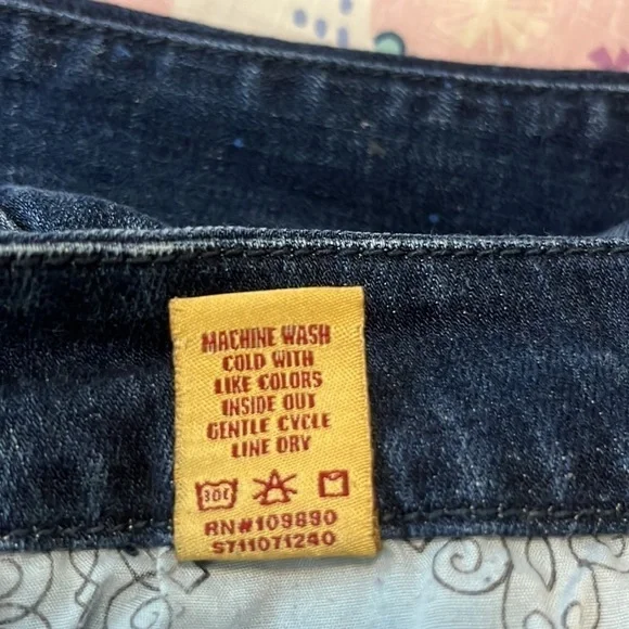 Seven7 Dark Wash Paint Splatter Jeans - Picture 15 of 16